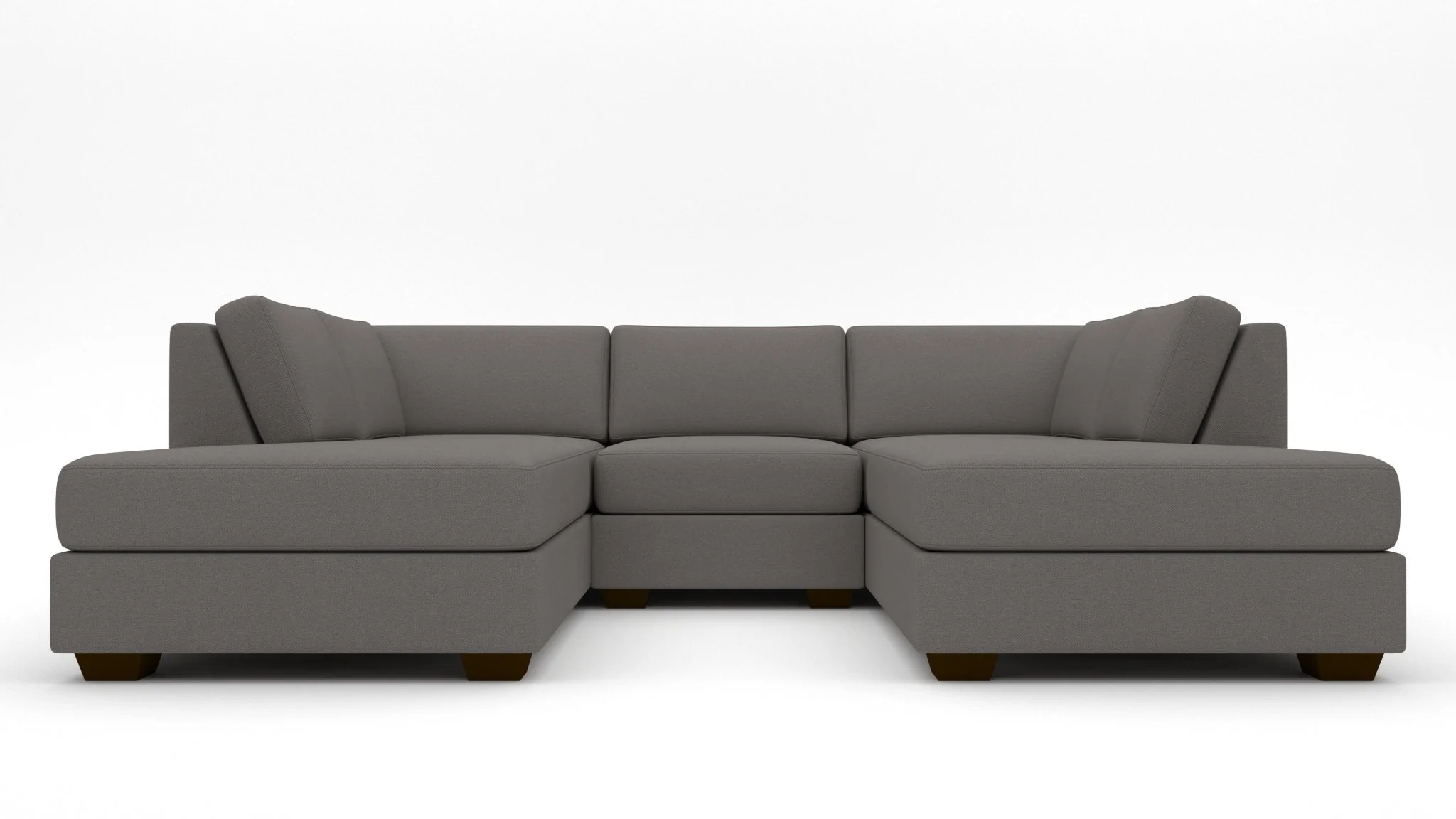 Track 103" Double Chaise With Armless Chair - Image 3