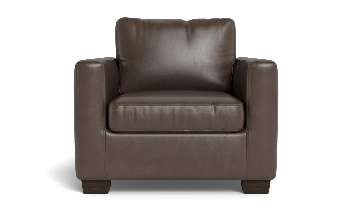 Track 36" Leather Arm Chair - Image 11