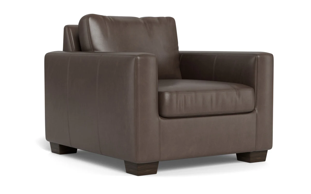 Track 36" Leather Arm Chair - Image 12