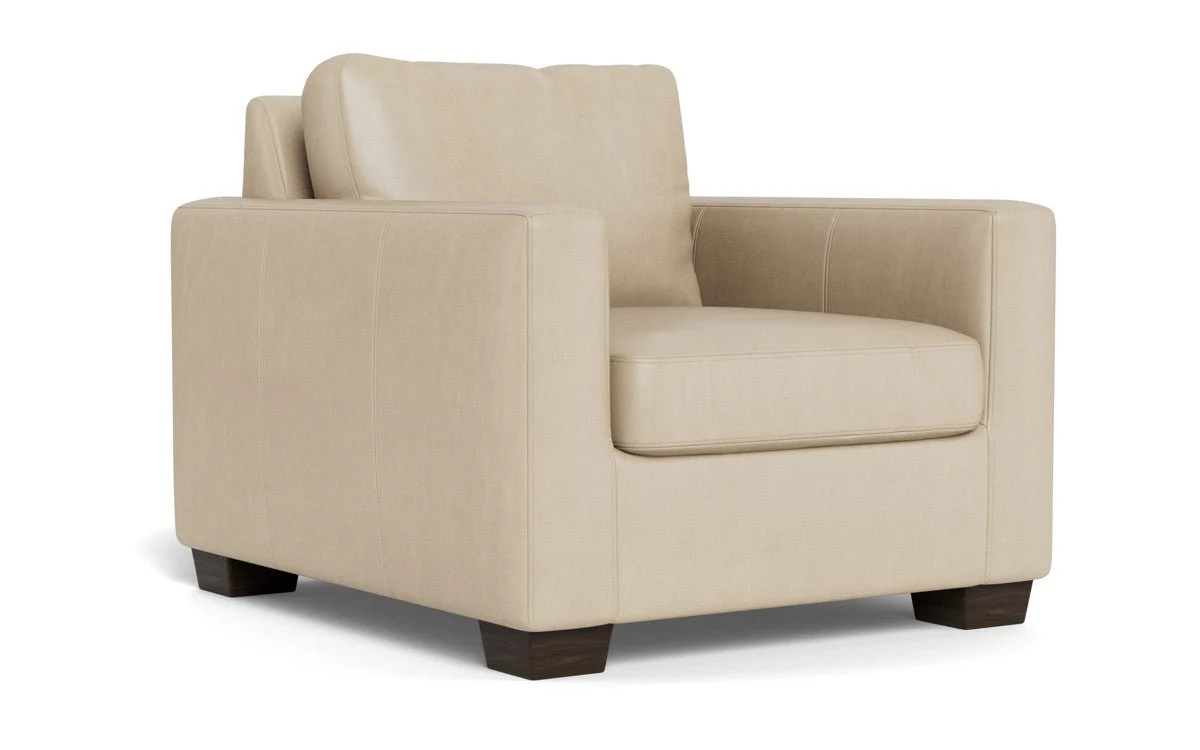 Track 36" Leather Arm Chair - Image 15