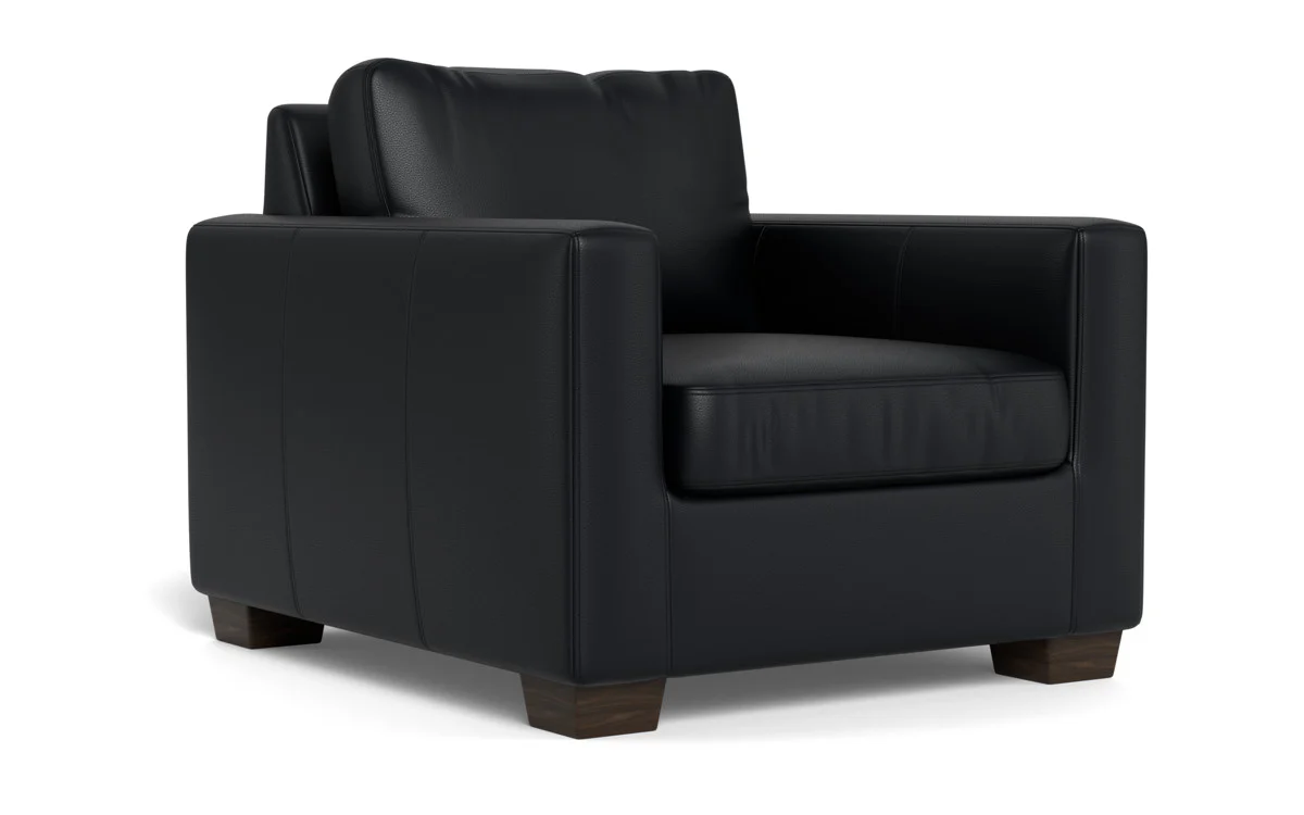 Track 36" Leather Arm Chair - Image 21