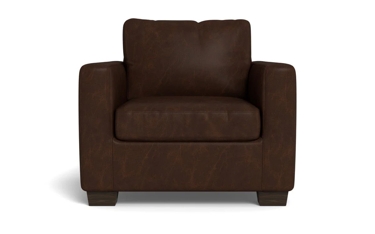 Track 36" Leather Arm Chair - Image 3