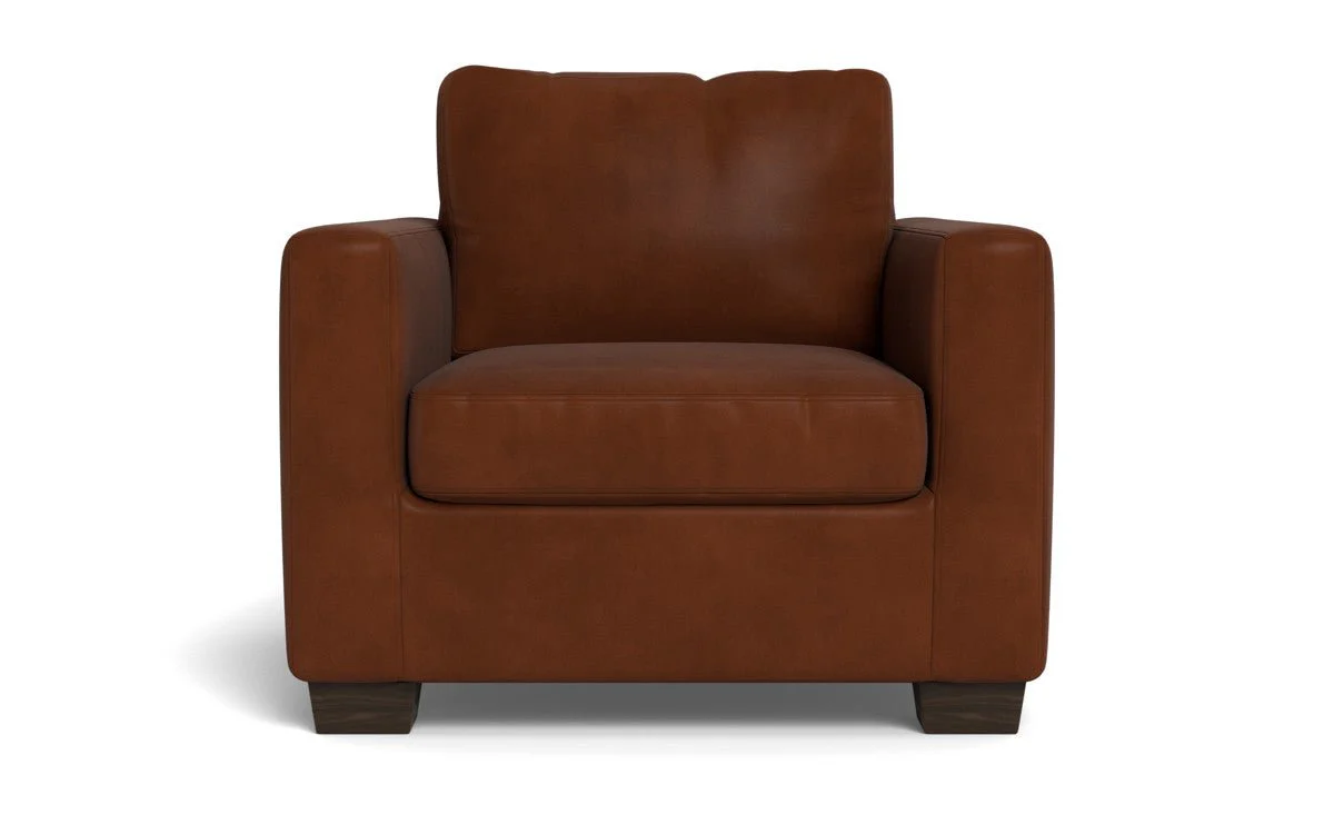Track 36" Leather Arm Chair - Image 8