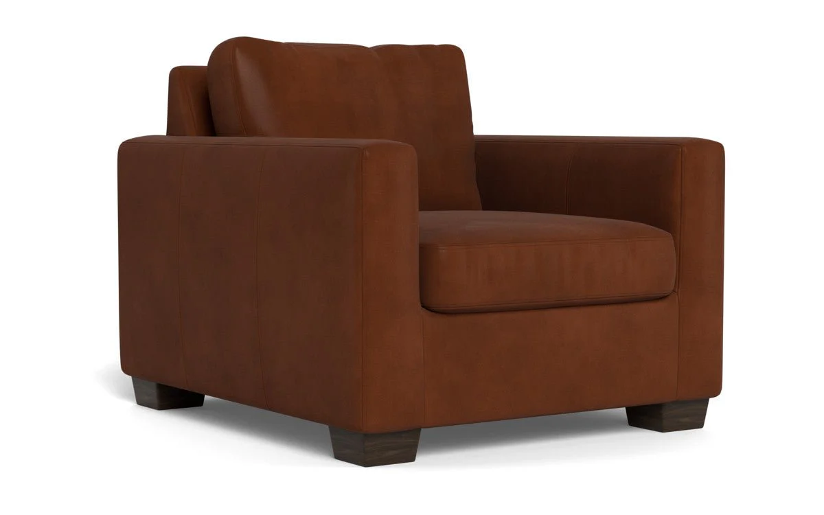 Track 36" Leather Arm Chair - Image 9