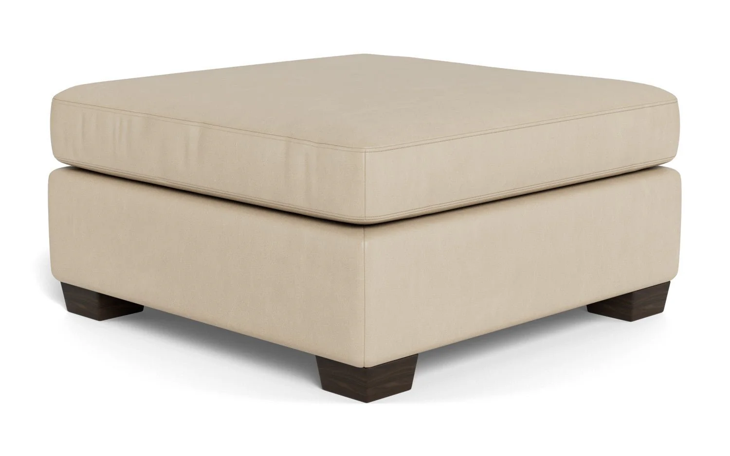 Track Leather Cocktail Ottoman - Image 13