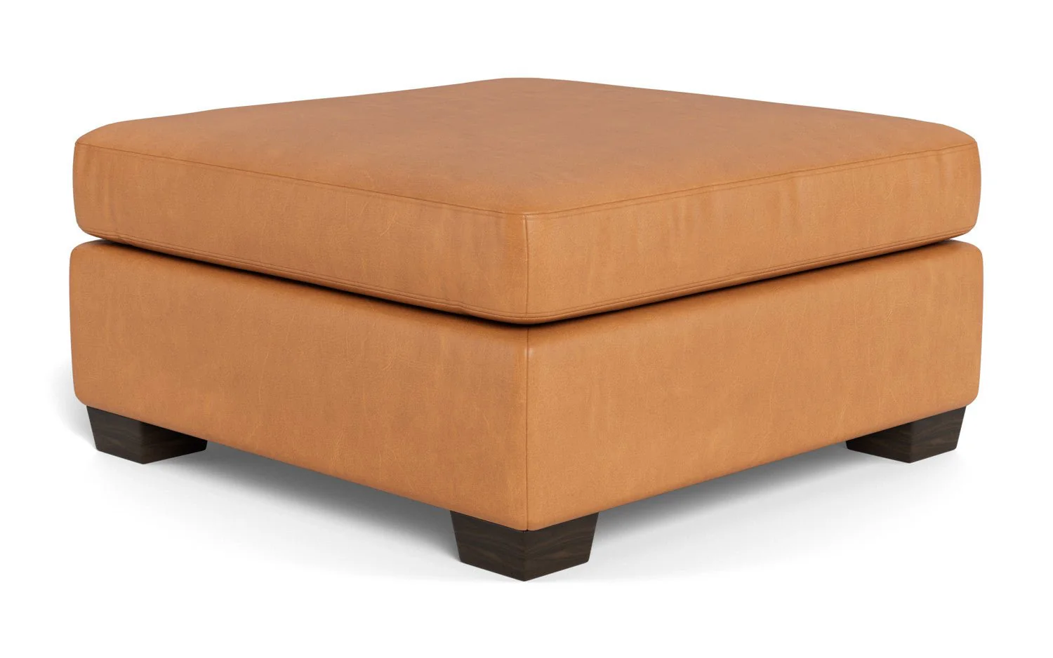 Track Leather Cocktail Ottoman - Image 16