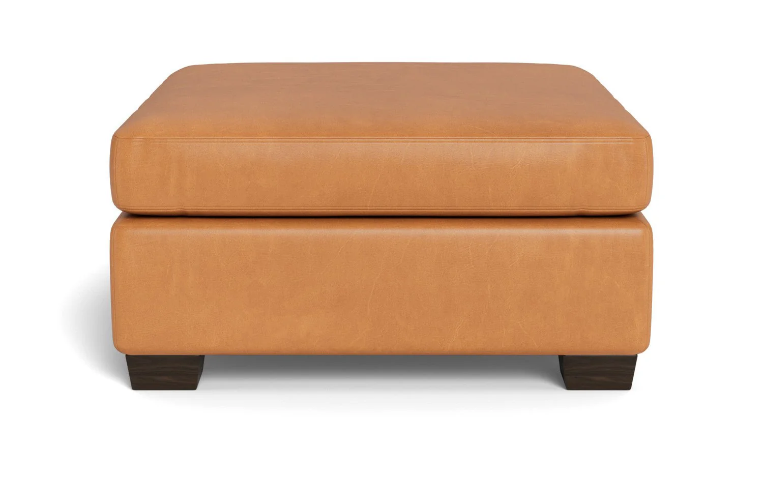 Track Leather Cocktail Ottoman - Image 17