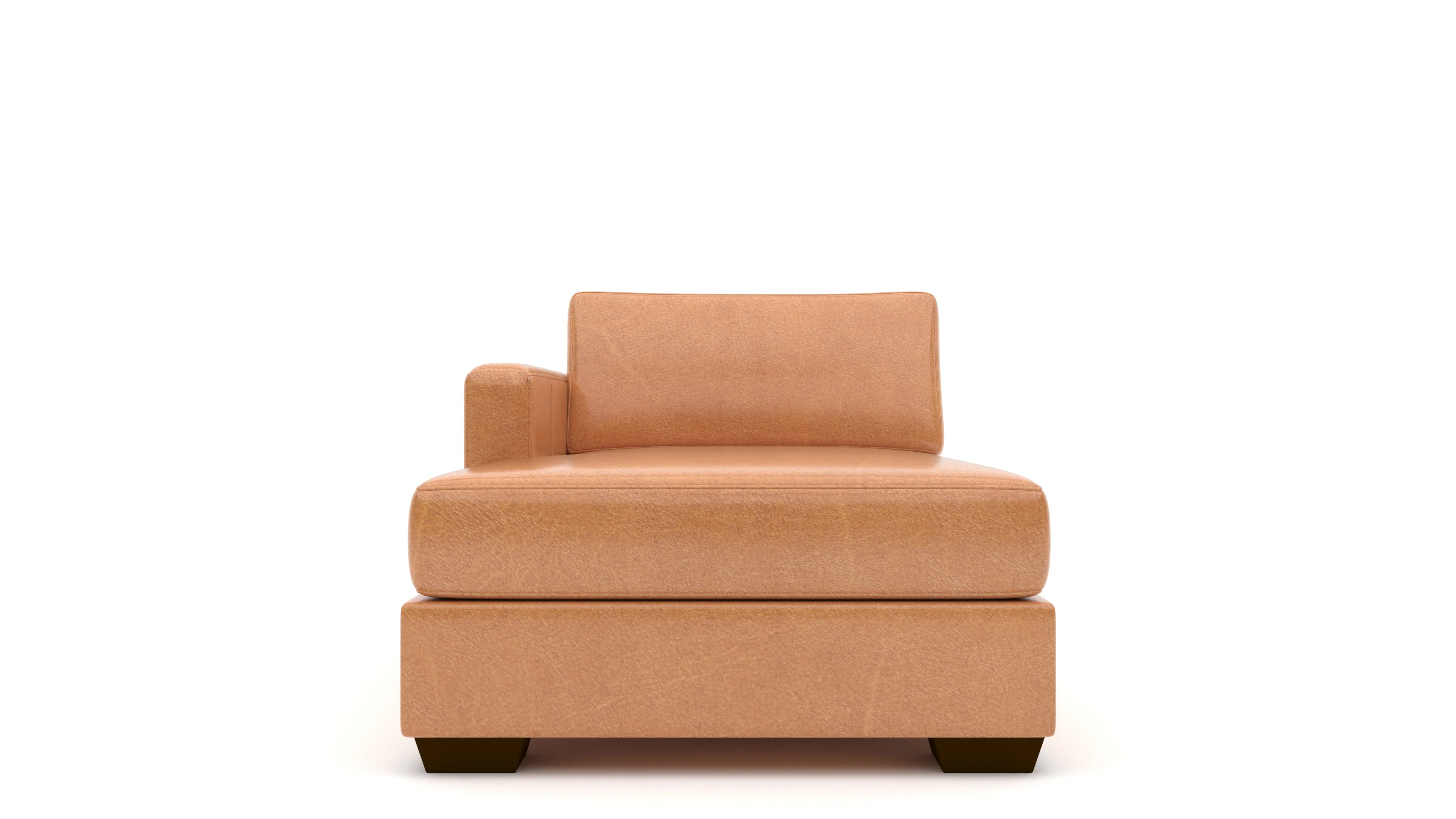 Track Leather LAF Chaise - Image 3