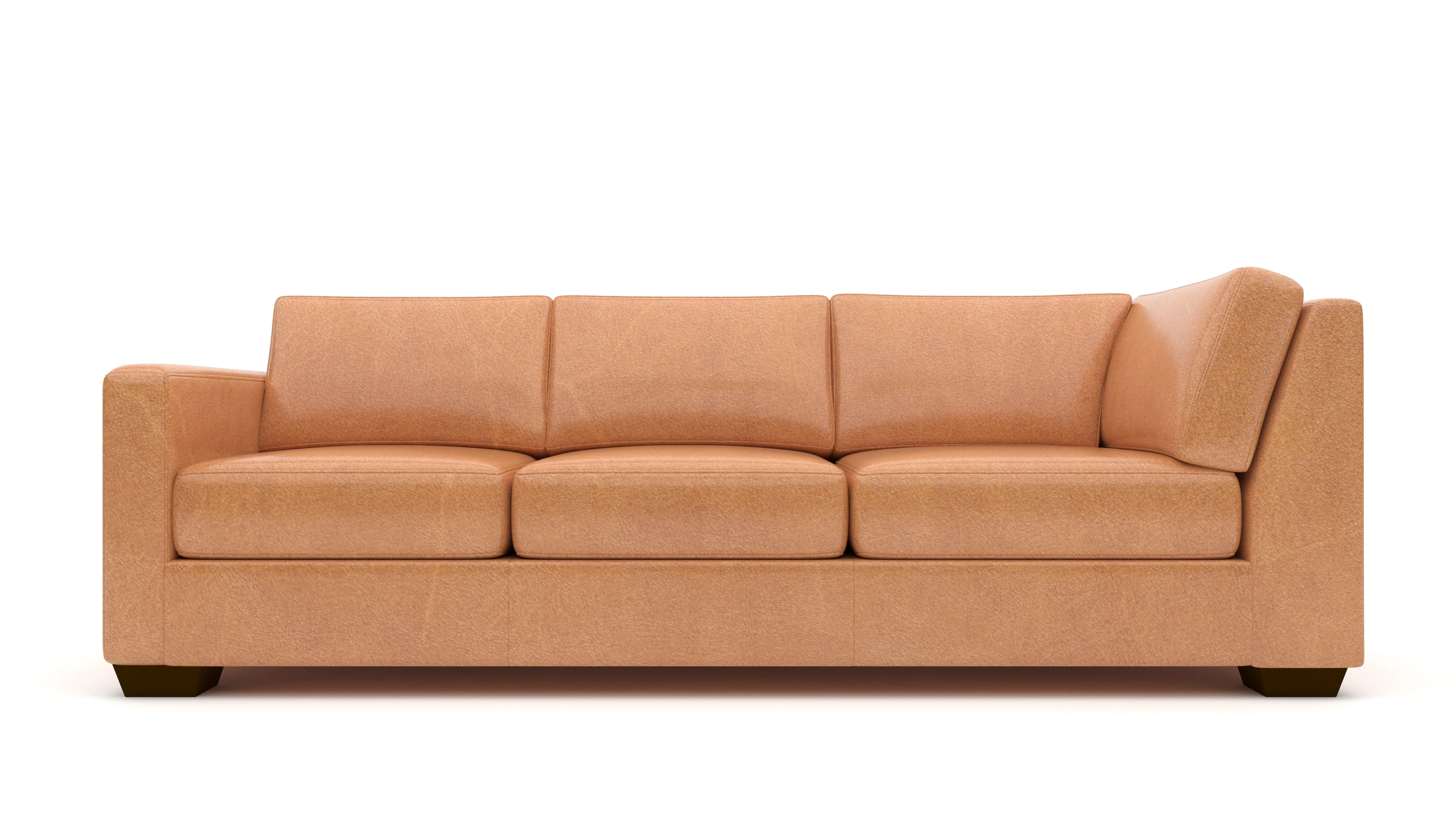 Track Leather LAF Corner Sofa - Image 3