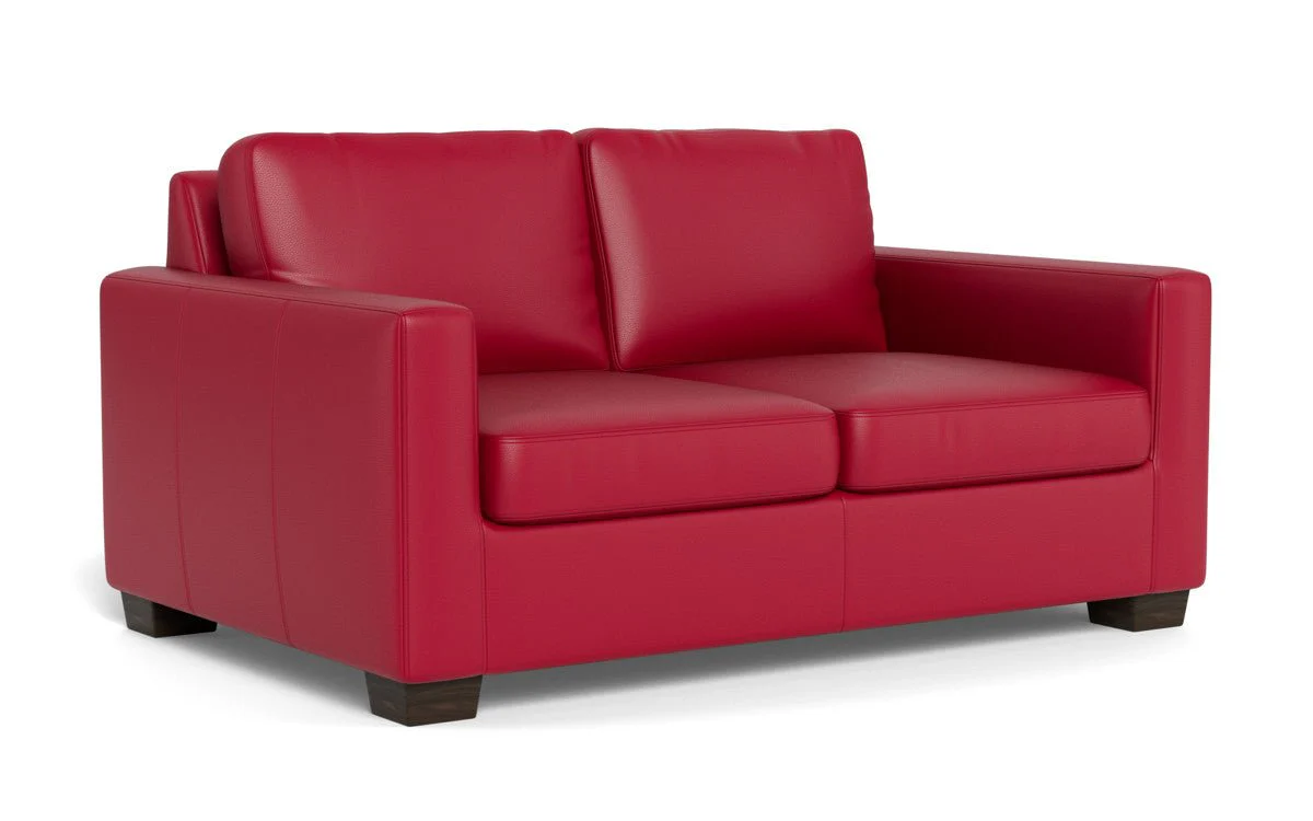 Track 62" Leather Loveseat - Image 45