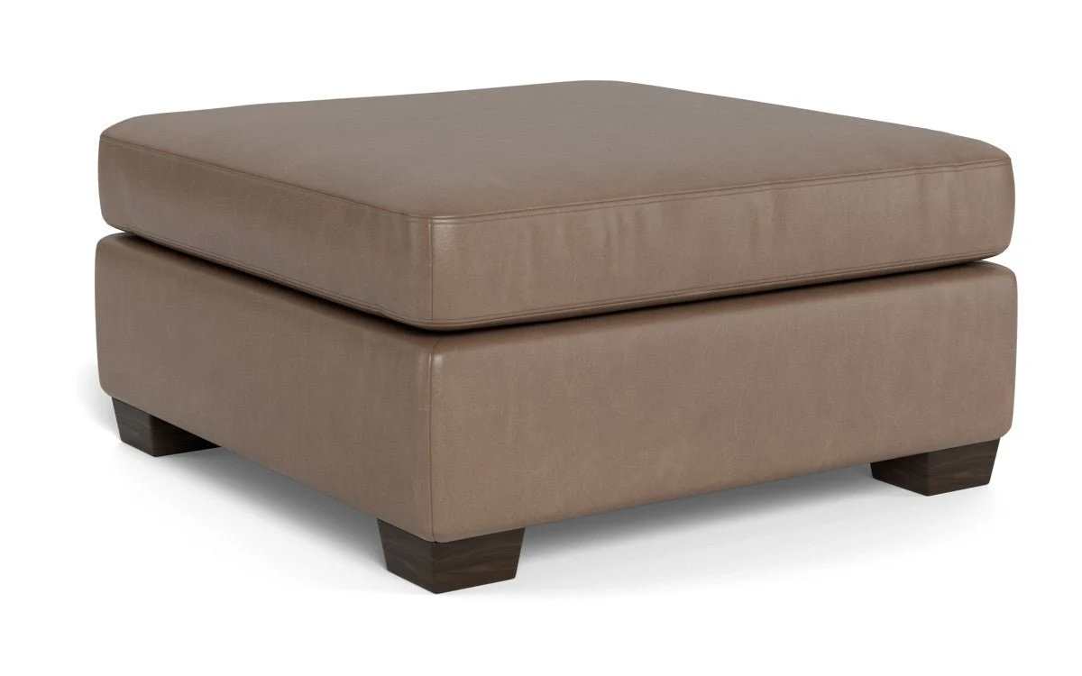 Track Leather Ottoman - Image 12