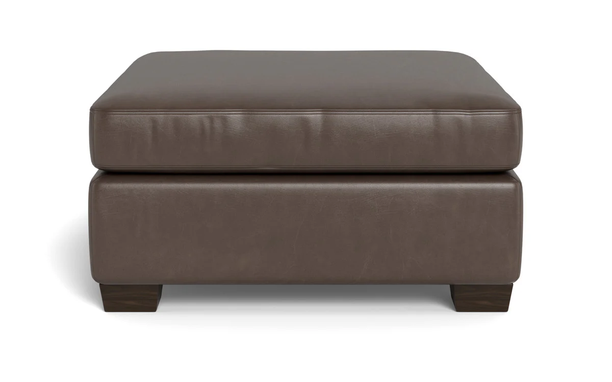 Track Leather Ottoman - Image 13
