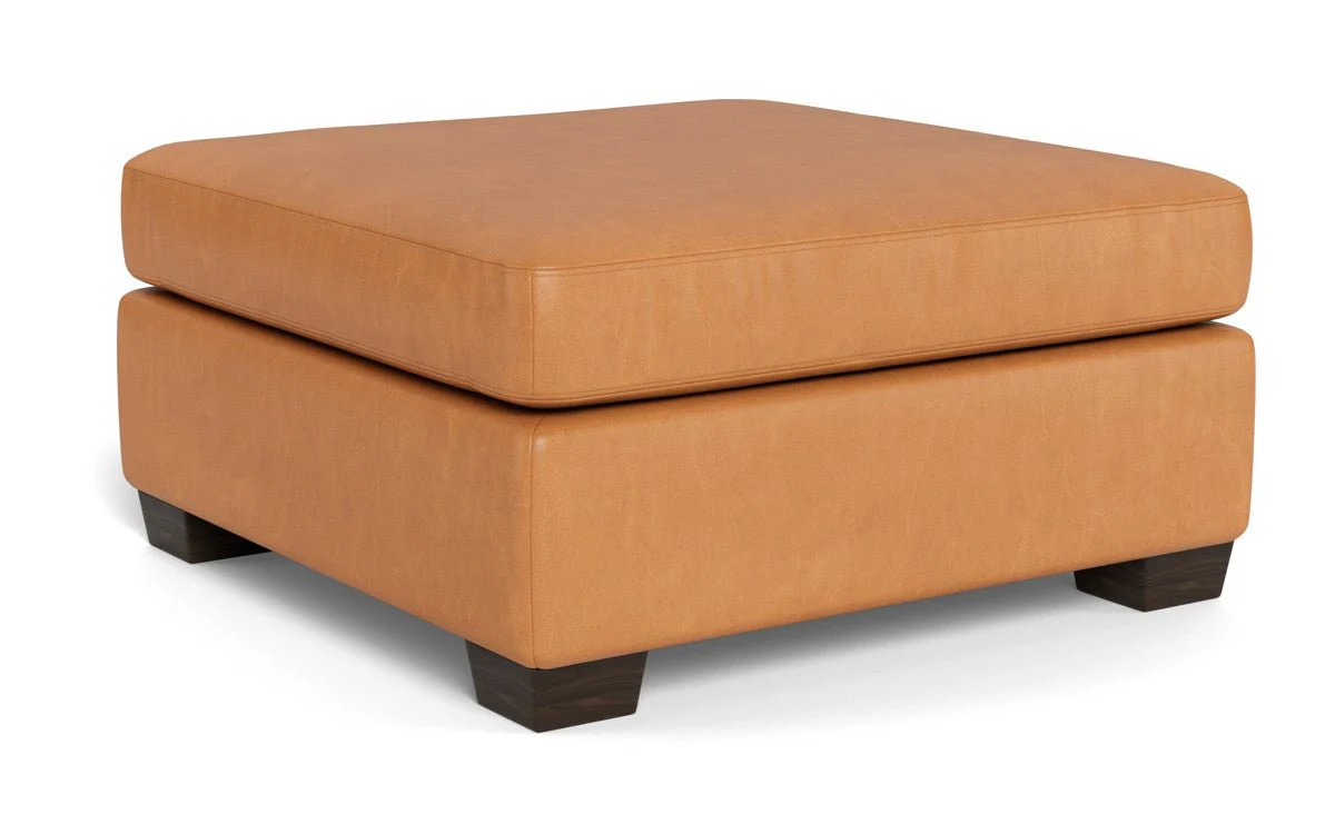 Track Leather Ottoman - Image 20