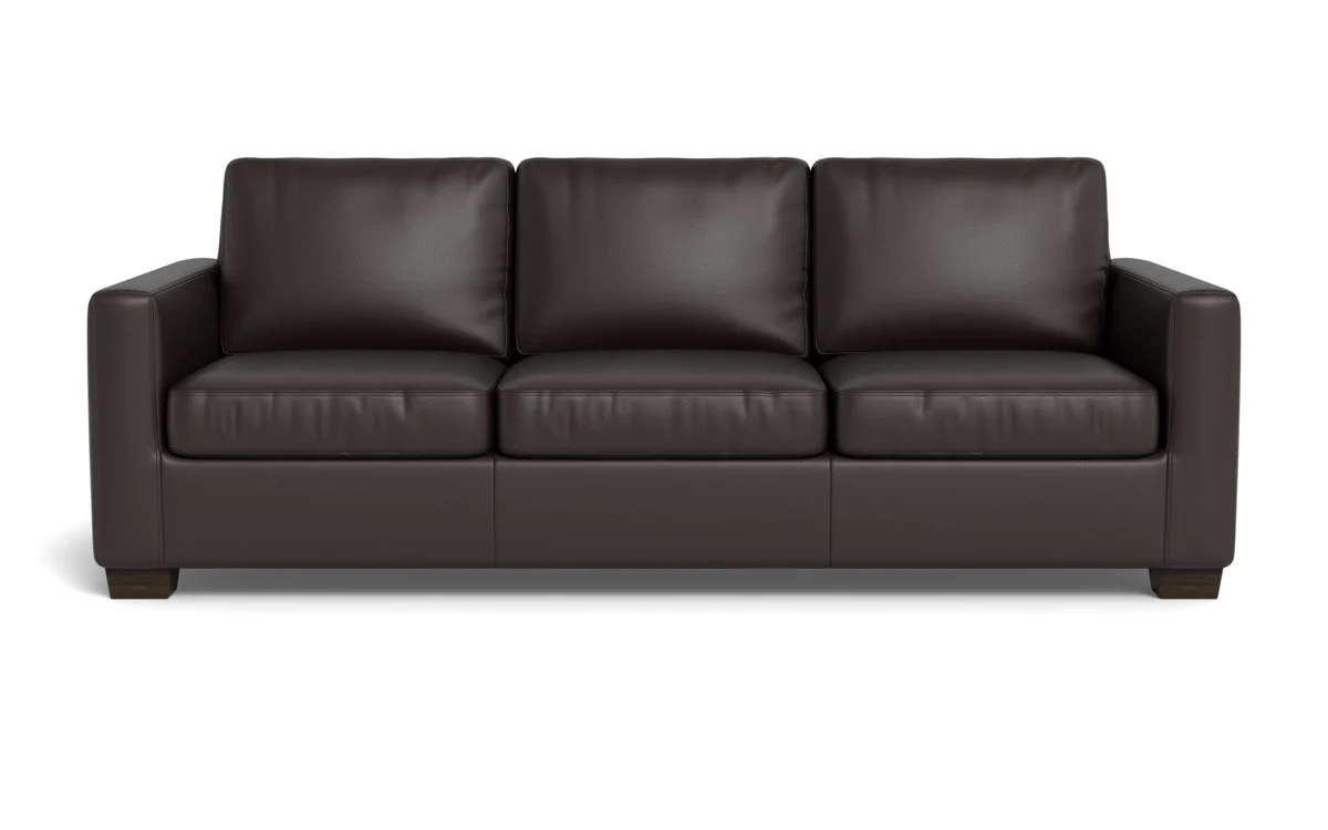 Track 87" Leather Queen Sleeper Sofa - Image 42