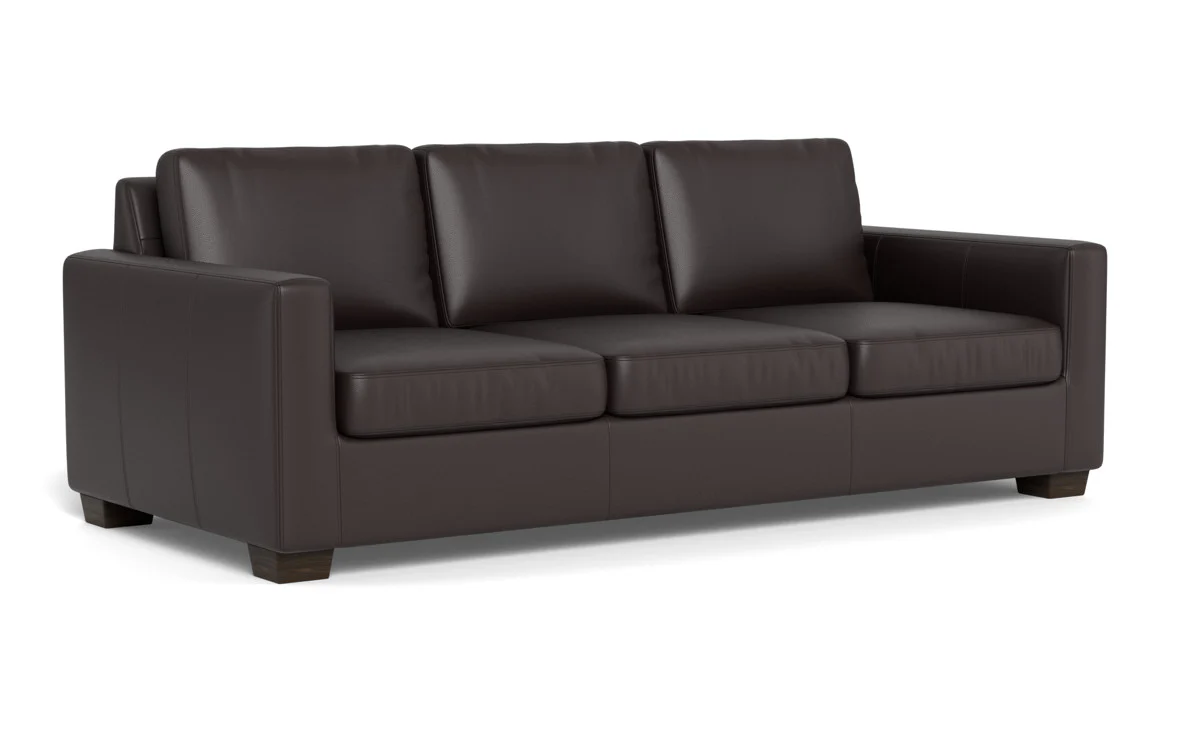 Track 87" Leather Queen Sleeper Sofa - Image 43