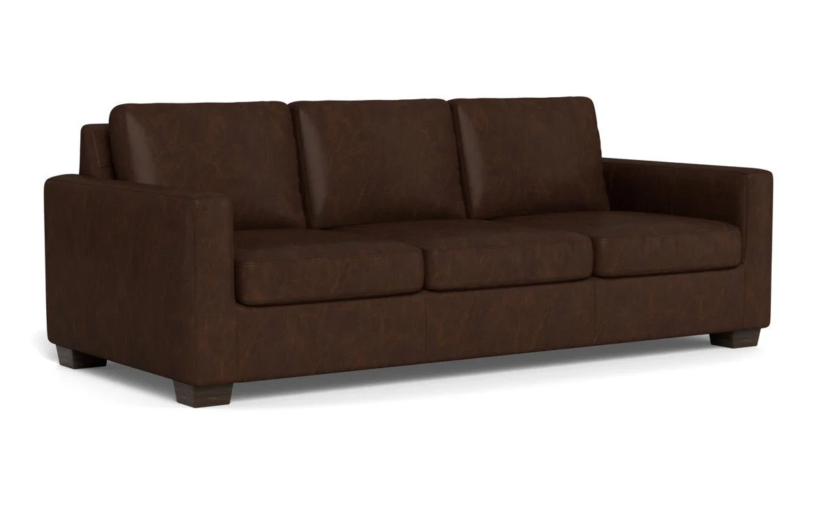 Track 87" Leather Queen Sleeper Sofa - Image 5