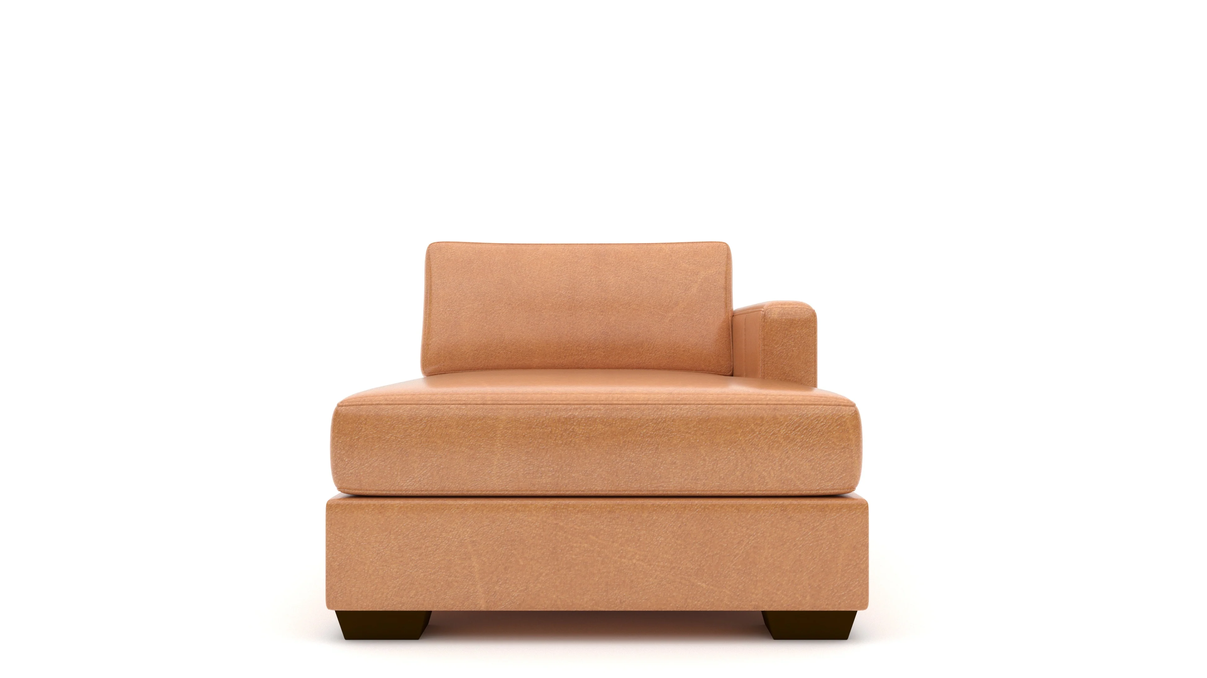 Track Leather RAF Chaise - Image 3