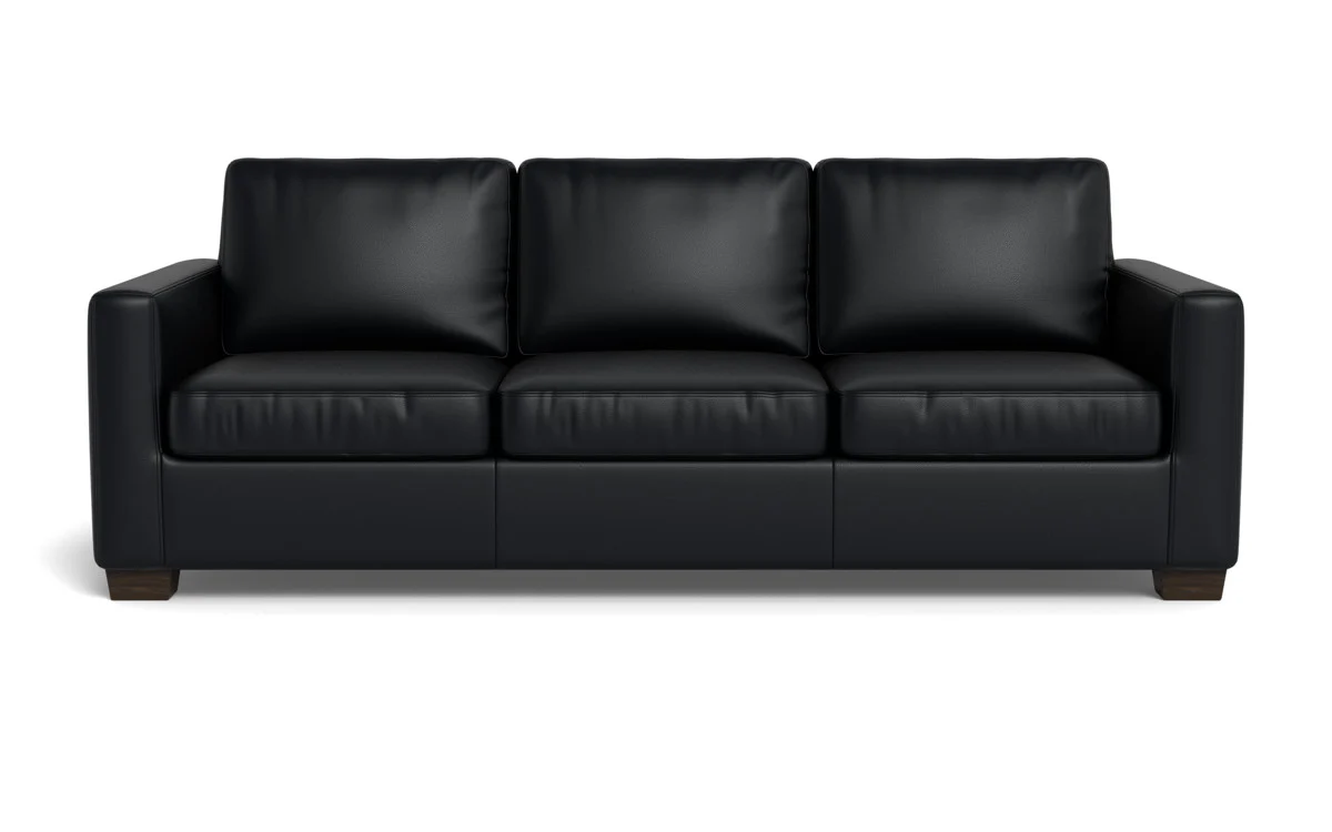 Track 87" Leather Sofa - Image 20
