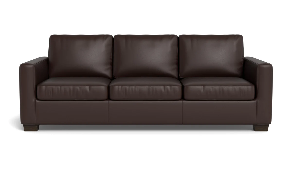 Track 87" Leather Sofa - Image 35