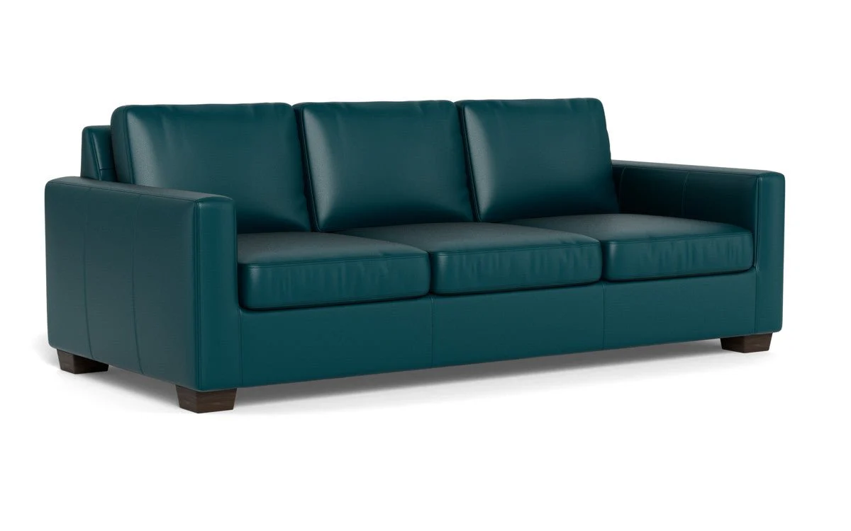 Track 87" Leather Sofa - Image 38