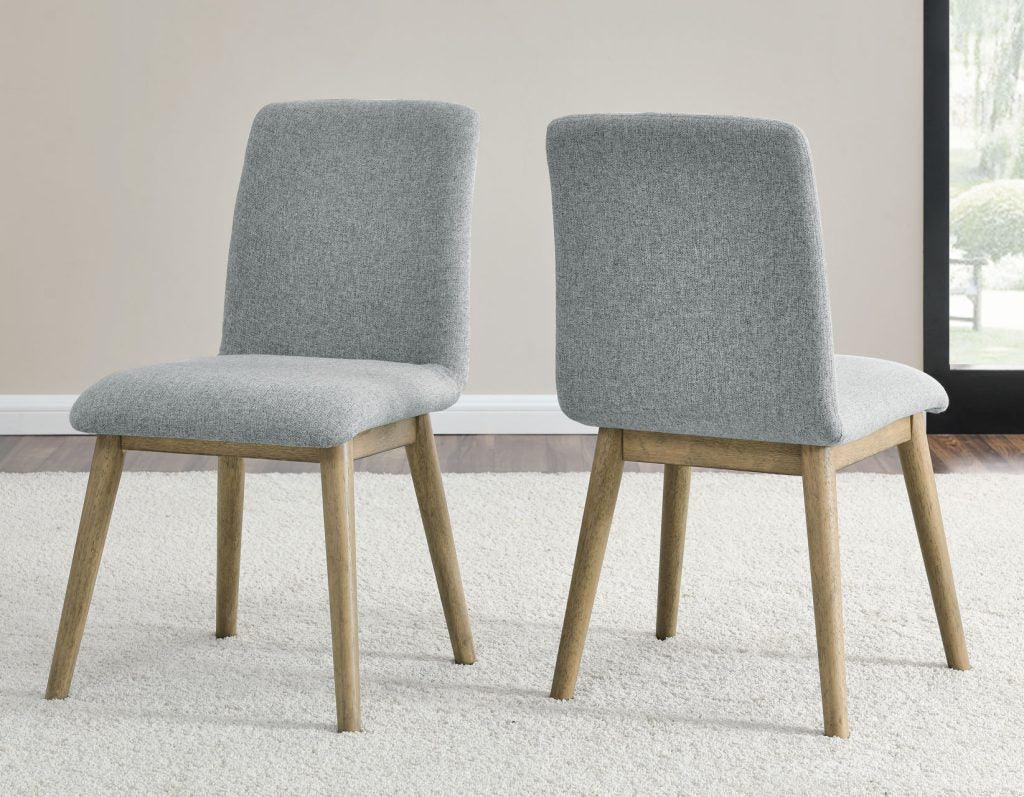 Vienna 72" Marble Top Blonde Dining Table Set - Image 3