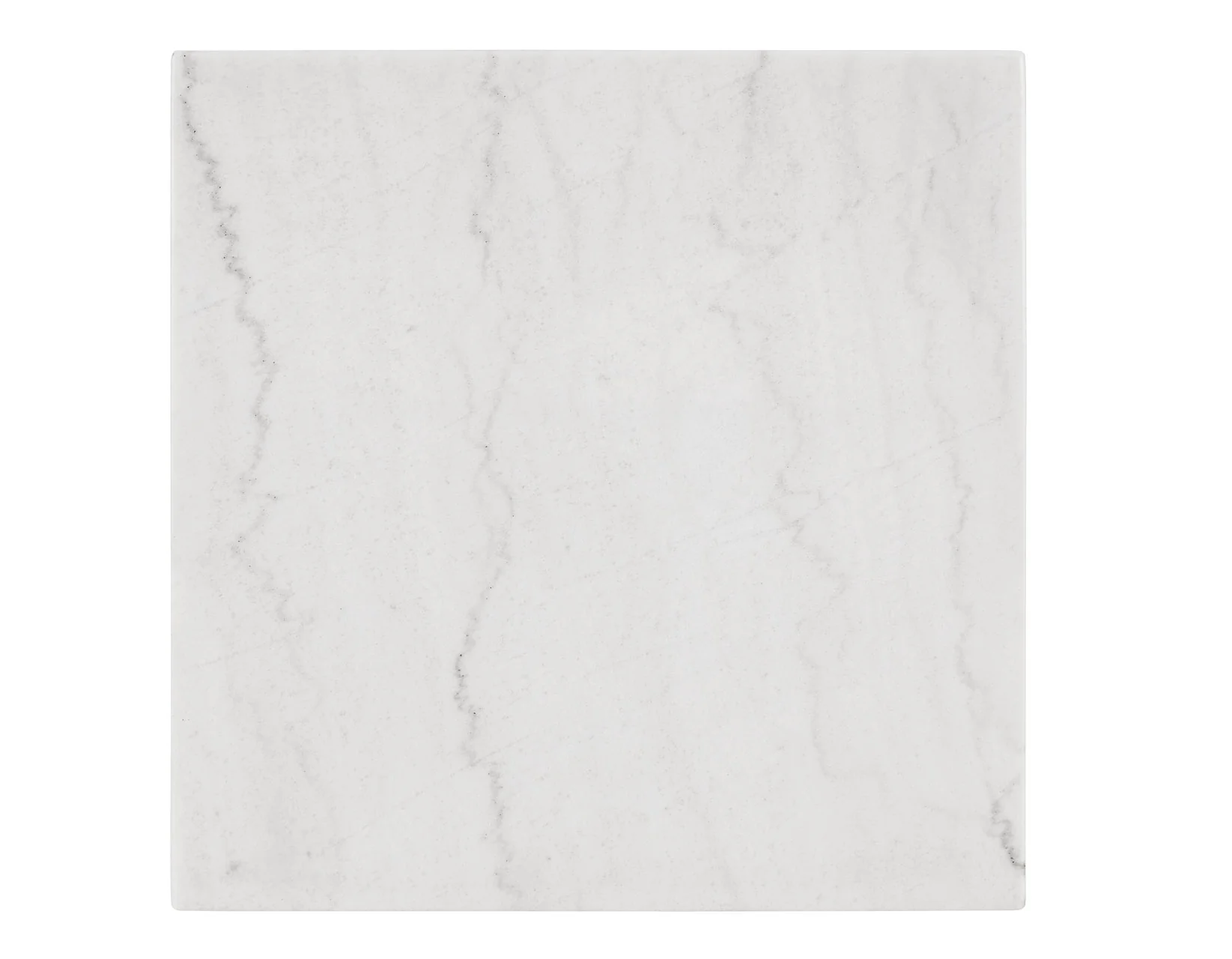 Vienna Black Base White Marble Top End Table - Image 4