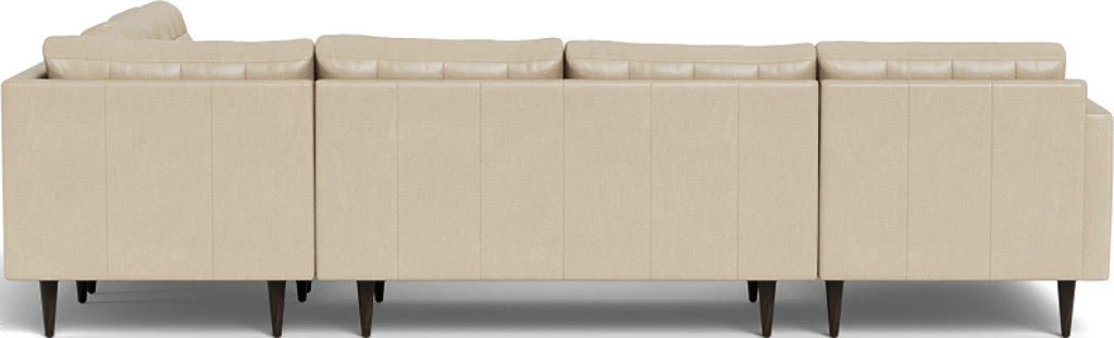 Wallace 130" Leather Corner Sectionals w. Left Chaise - Image 16
