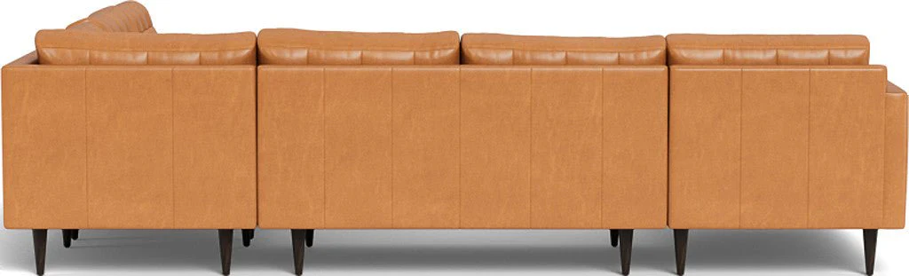 Wallace 130" Leather Corner Sectionals w. Left Chaise - Image 19
