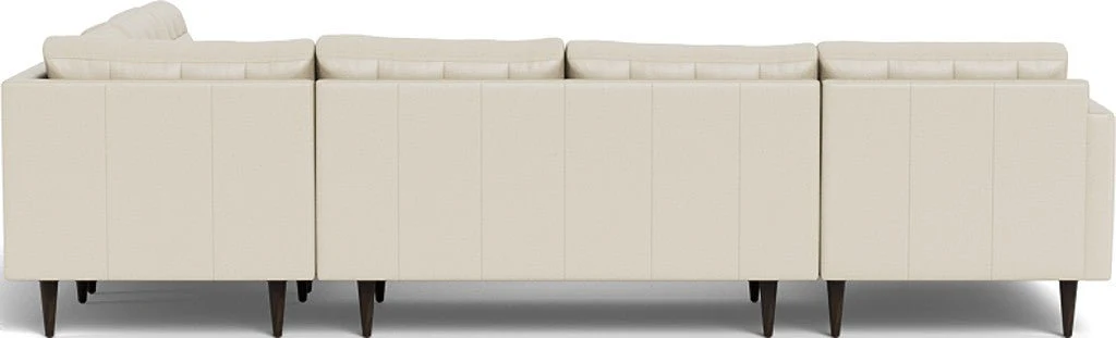 Wallace 130" Leather Corner Sectionals w. Left Chaise - Image 34