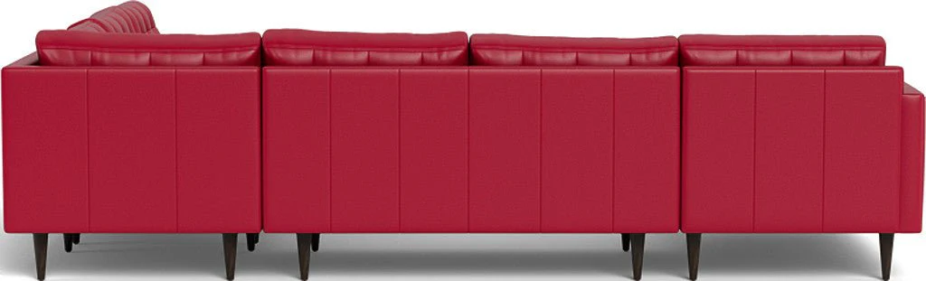 Wallace 130" Leather Corner Sectionals w. Left Chaise - Image 46