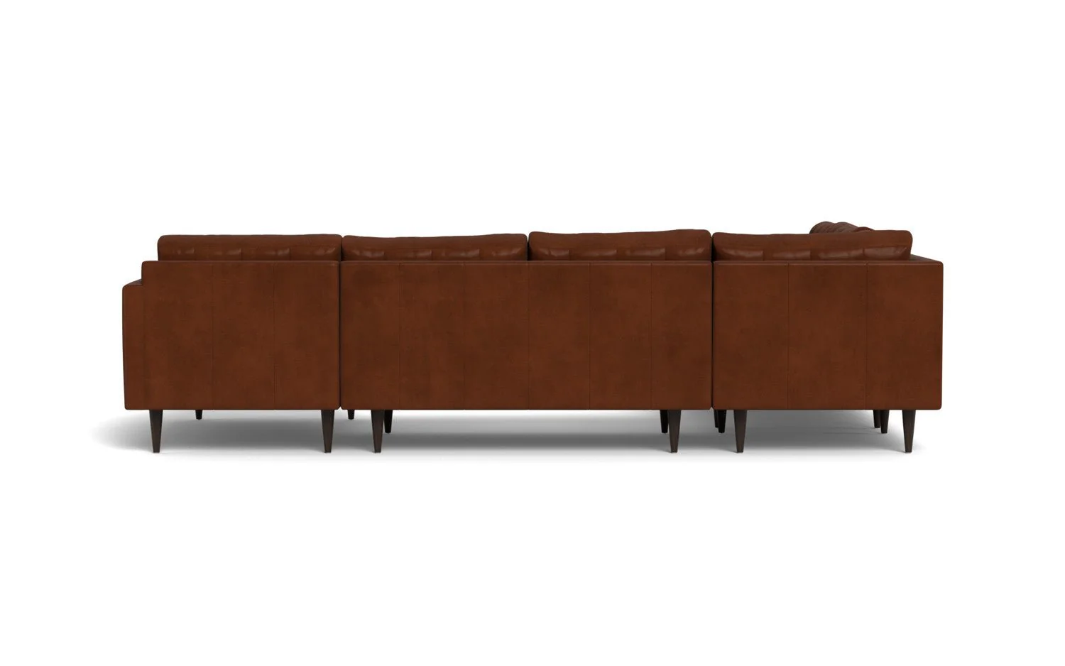 Wallace 130" Leather Corner Sectionals w. Right Chaise - Image 10