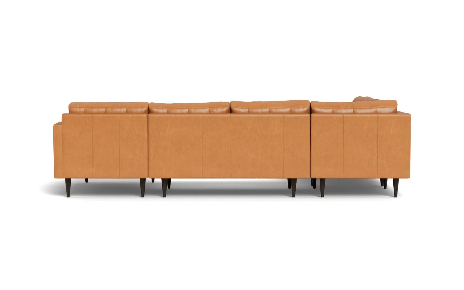 Wallace 130" Leather Corner Sectionals w. Right Chaise - Image 19