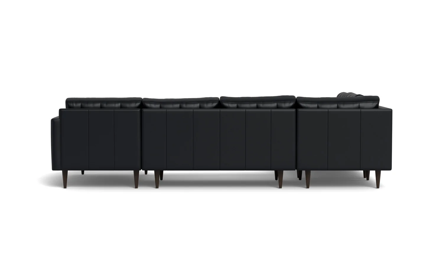 Wallace 130" Leather Corner Sectionals w. Right Chaise - Image 22