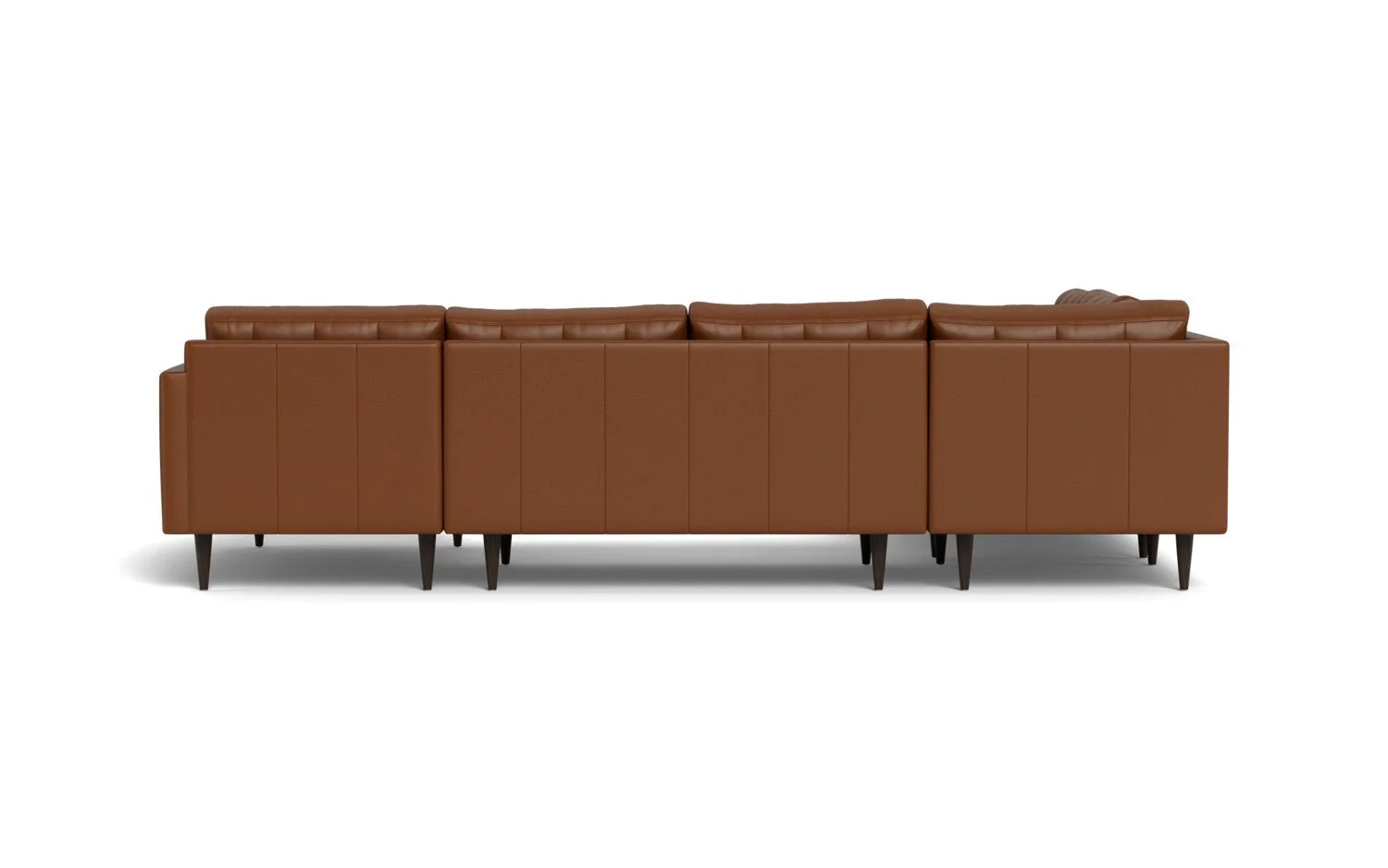 Wallace 130" Leather Corner Sectionals w. Right Chaise - Image 28