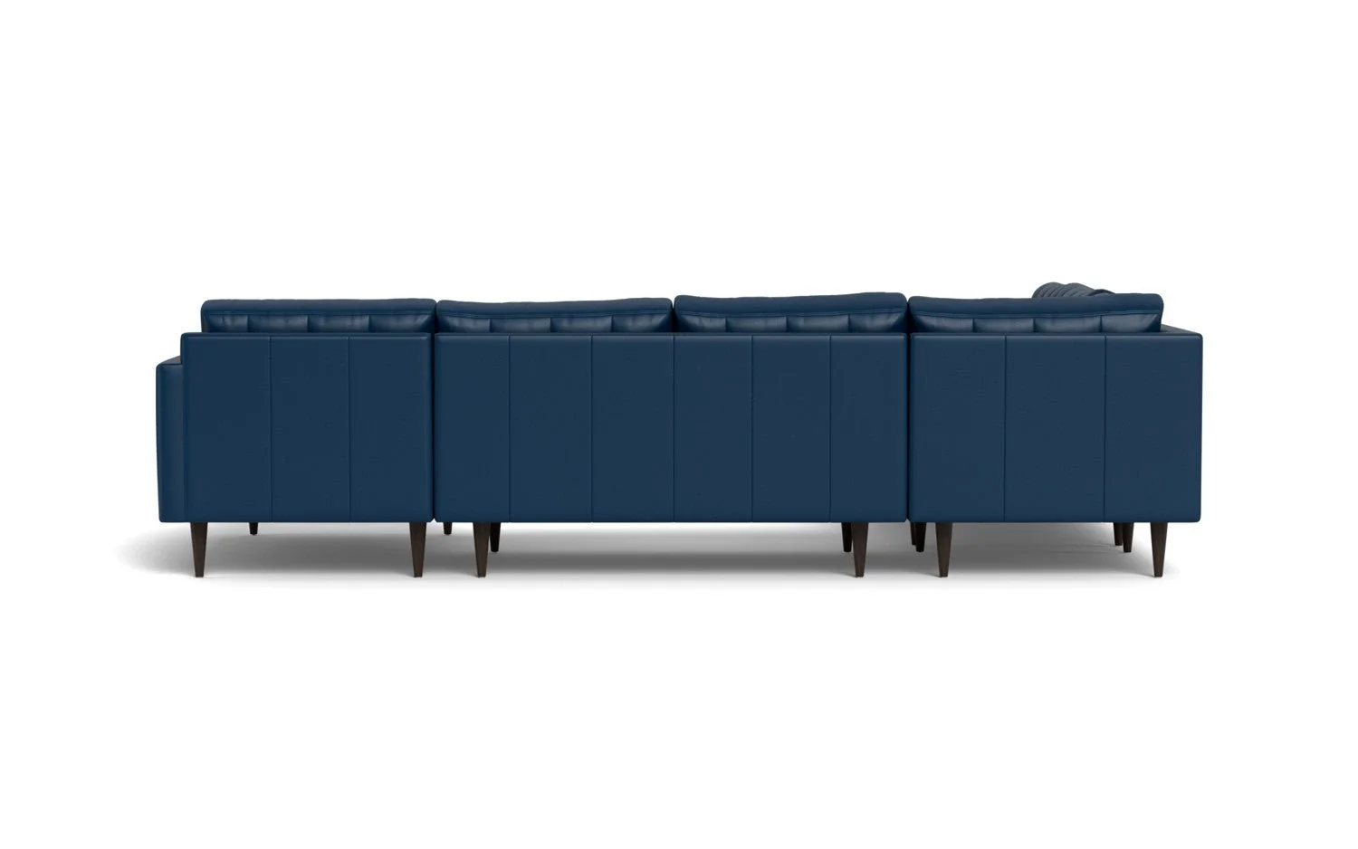 Wallace 130" Leather Corner Sectionals w. Right Chaise - Image 31
