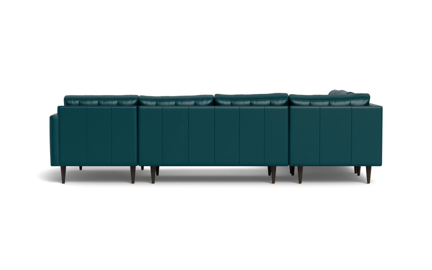 Wallace 130" Leather Corner Sectionals w. Right Chaise - Image 40