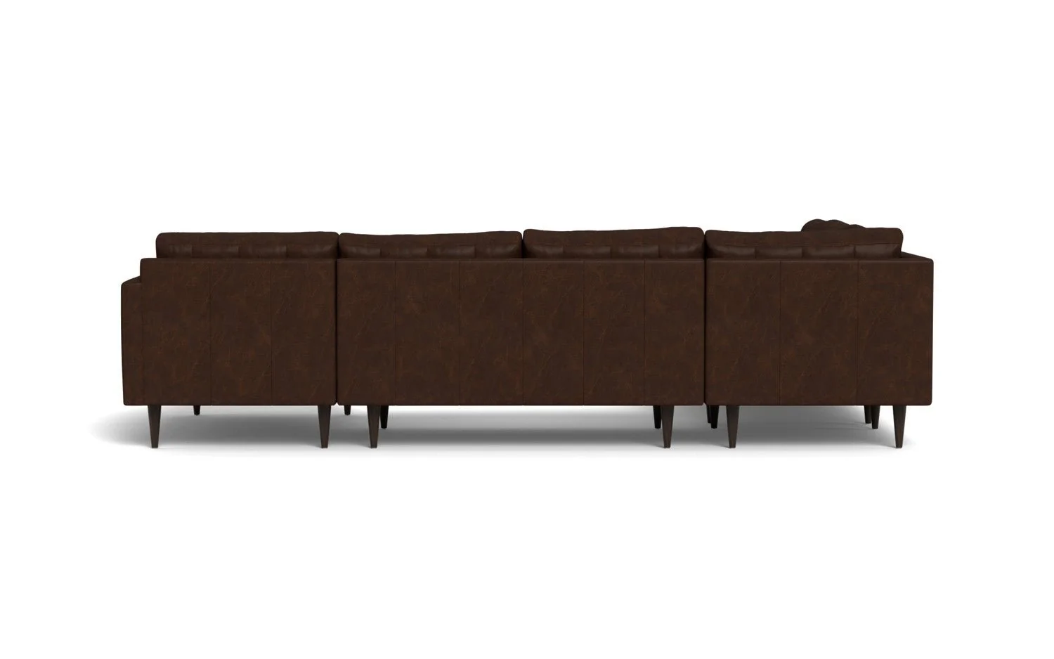 Wallace 130" Leather Corner Sectionals w. Right Chaise - Image 5