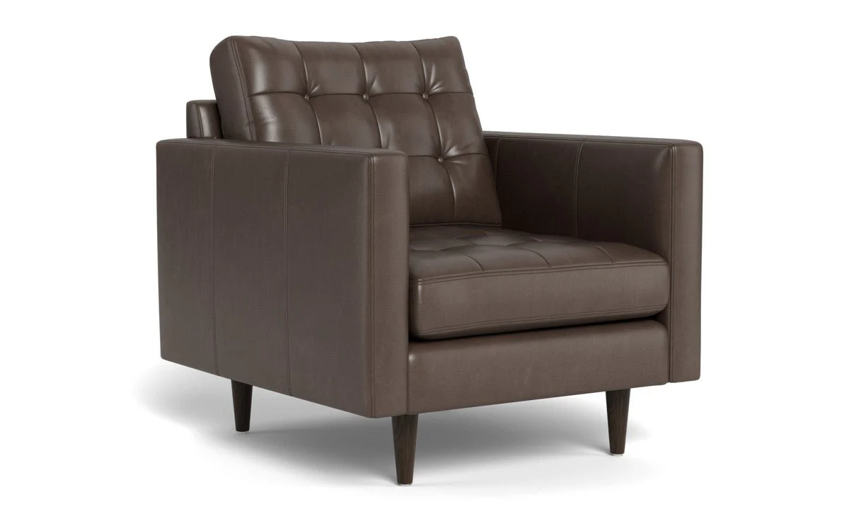Wallace 34" Leather Arm Chair - Image 12