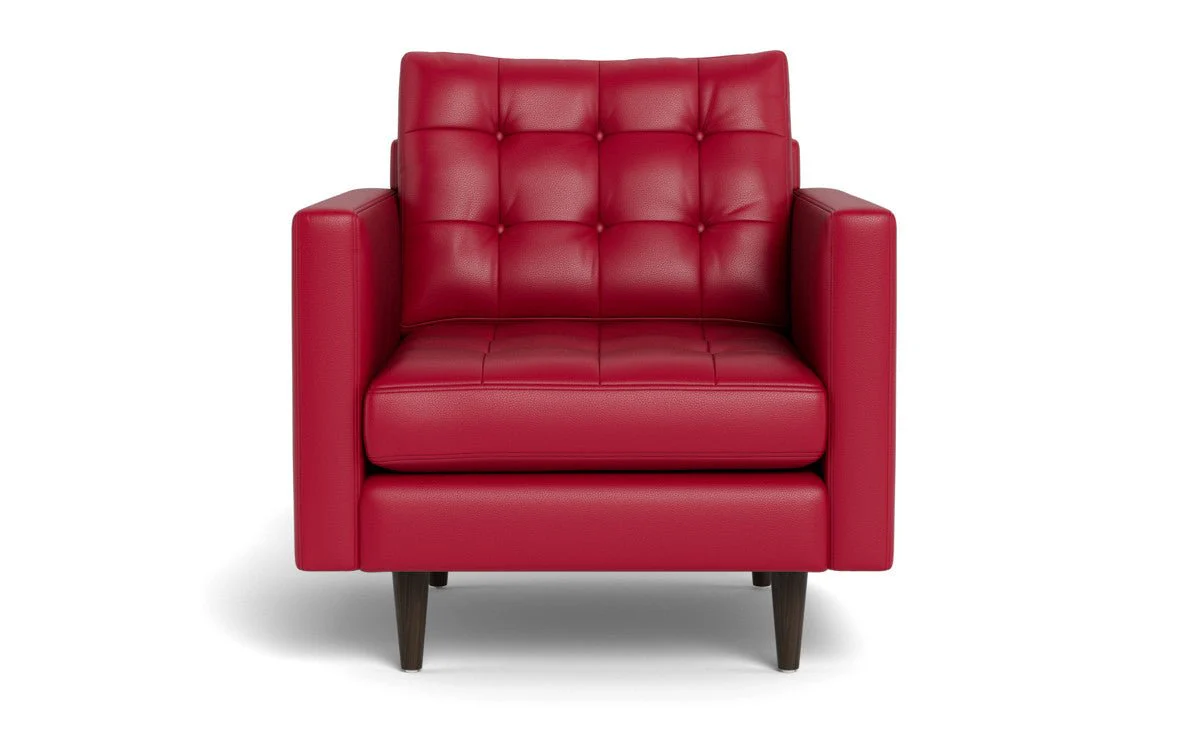 Wallace 34" Leather Arm Chair - Image 44