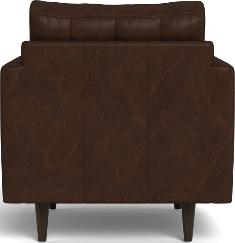Wallace 34" Leather Arm Chair - Image 5