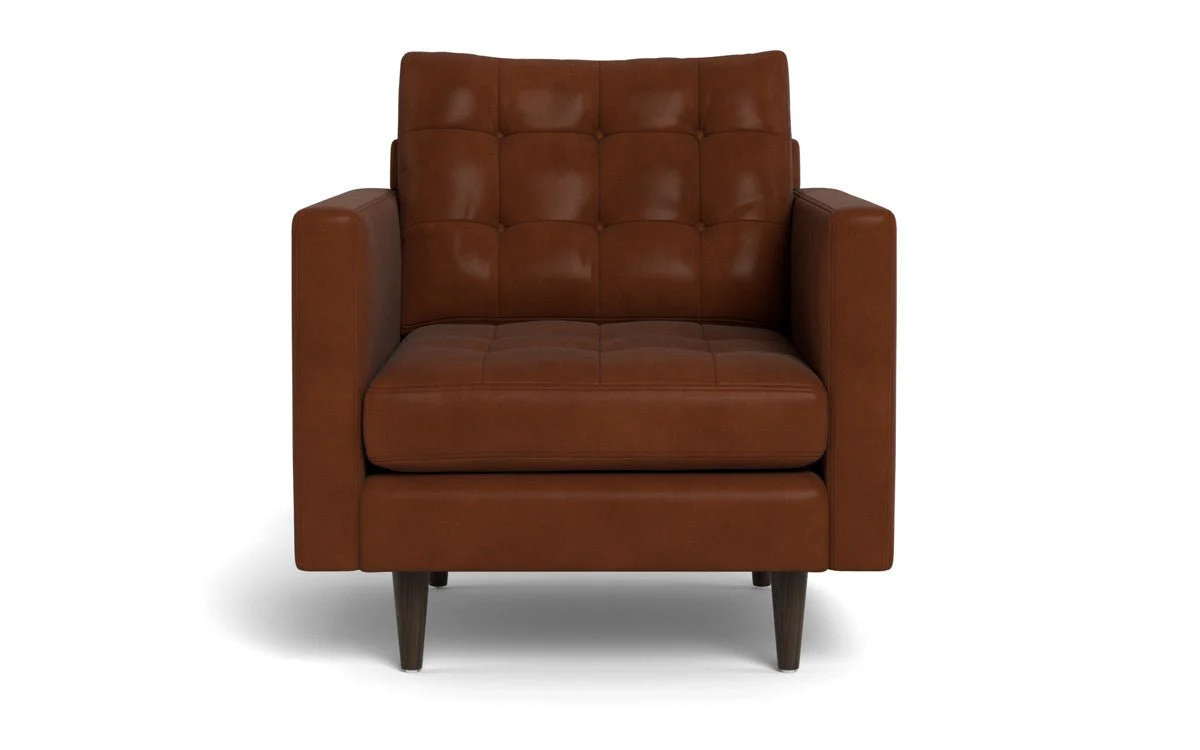Wallace 34" Leather Arm Chair - Image 8