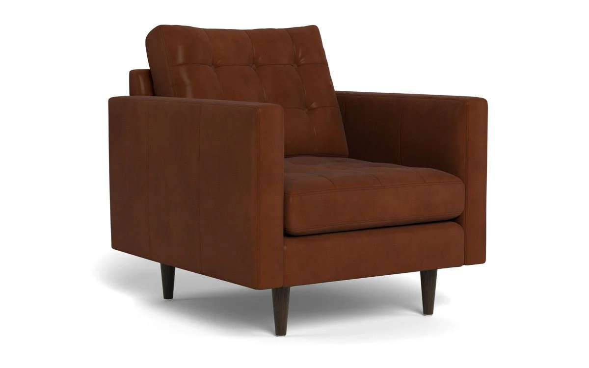 Wallace 34" Leather Arm Chair - Image 9