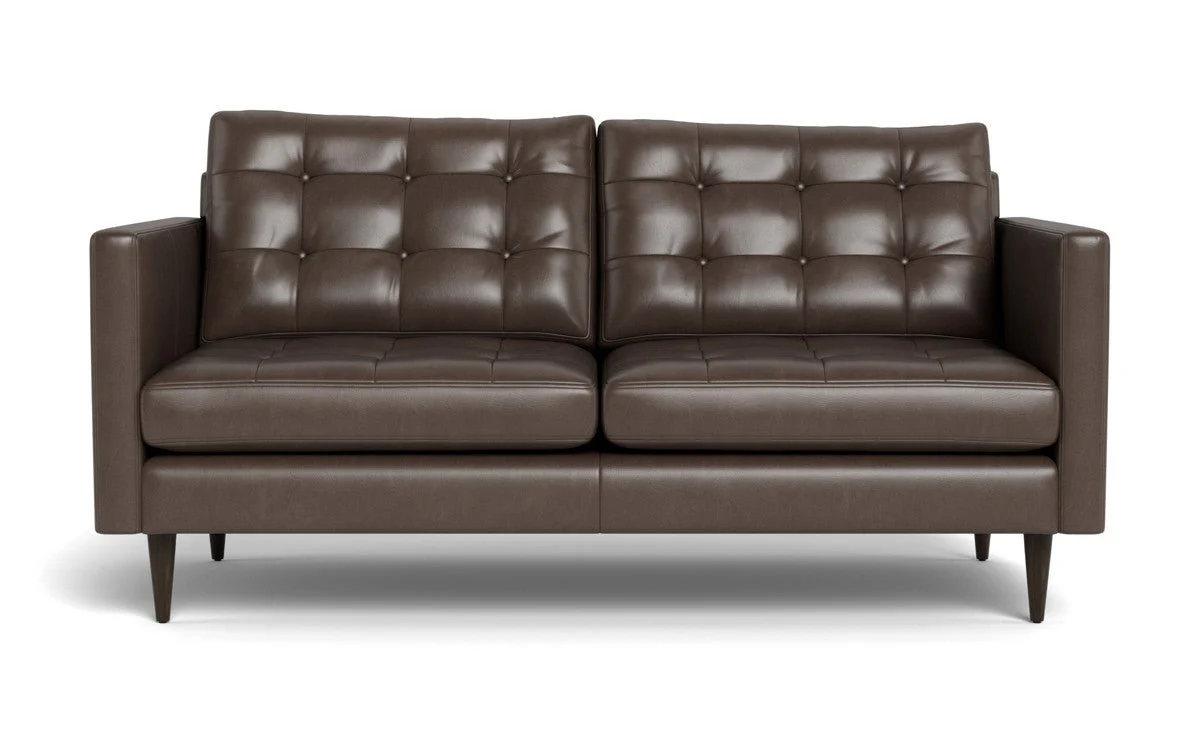 Wallace 69" Leather Loveseat - Image 11