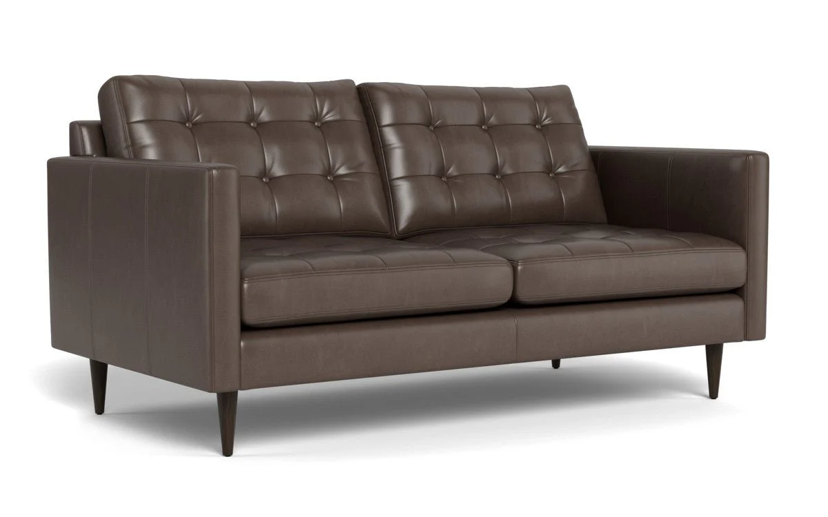 Wallace 69" Leather Loveseat - Image 12