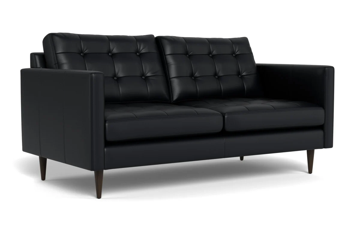 Wallace 69" Leather Loveseat - Image 21