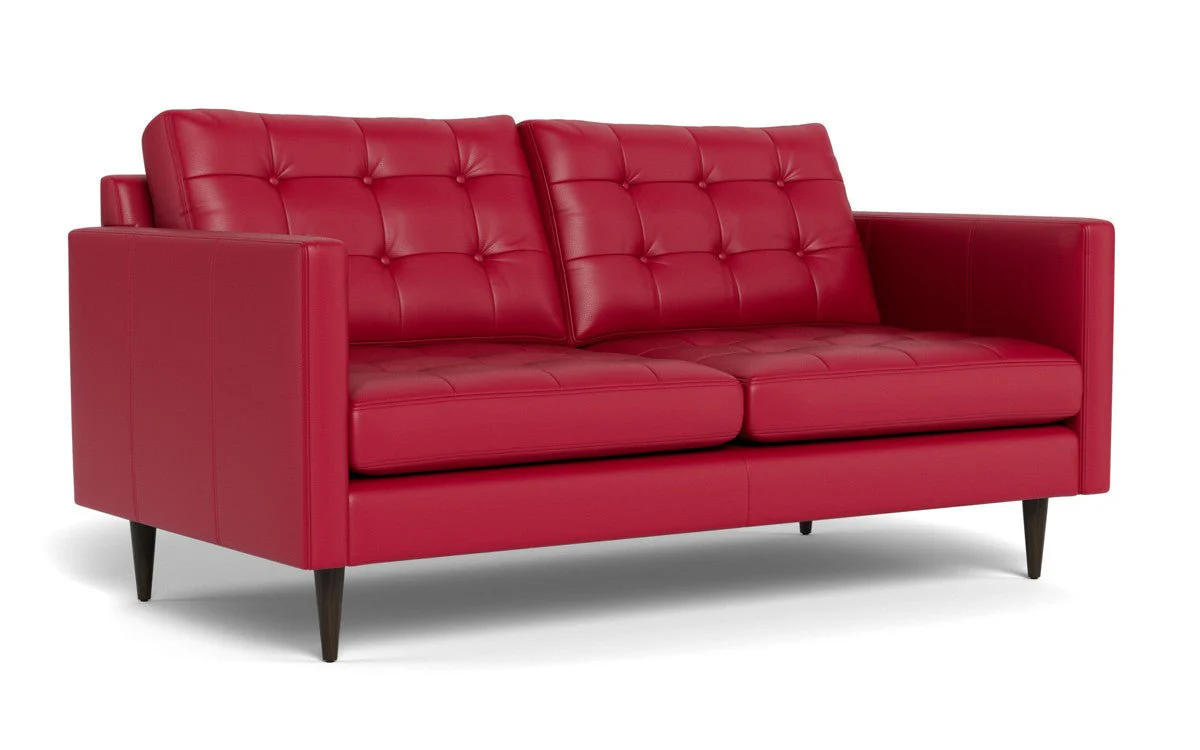 Wallace 69" Leather Loveseat - Image 45