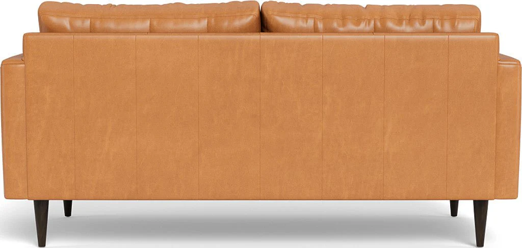 Wallace 74" Leather Apartment Sofa - Image 19
