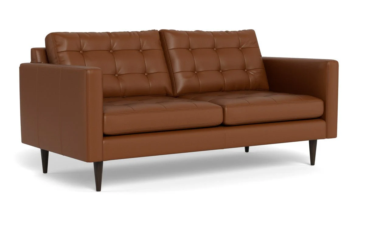 Wallace 74" Leather Apartment Sofa - Image 27