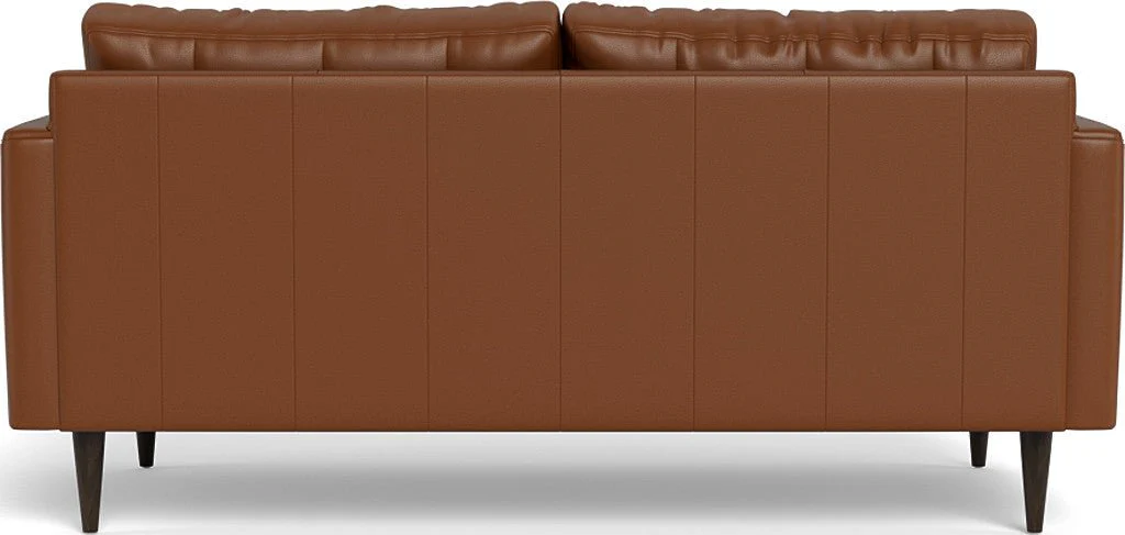 Wallace 74" Leather Apartment Sofa - Image 28