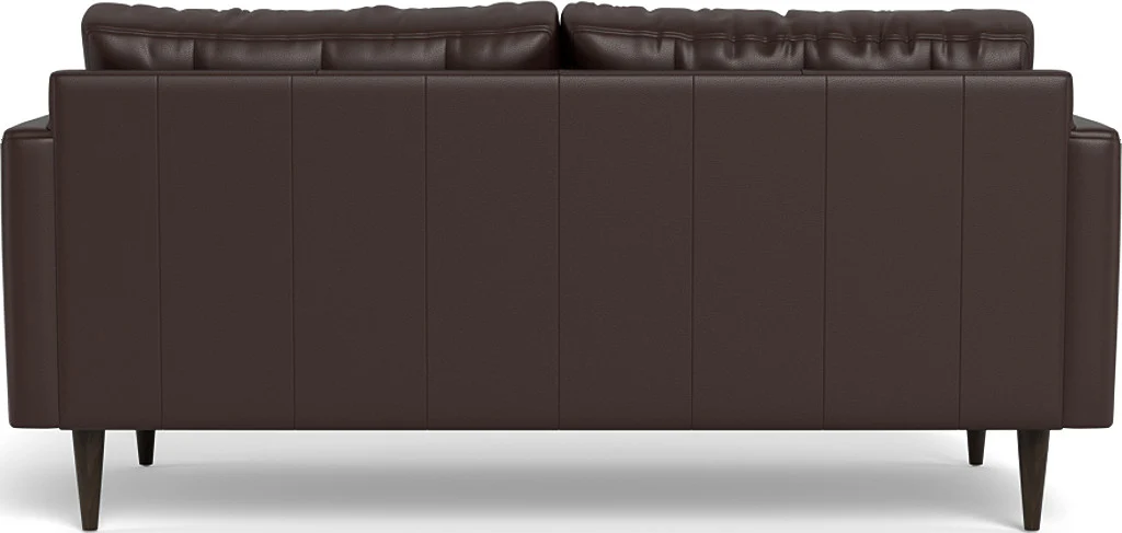 Wallace 74" Leather Apartment Sofa - Image 37